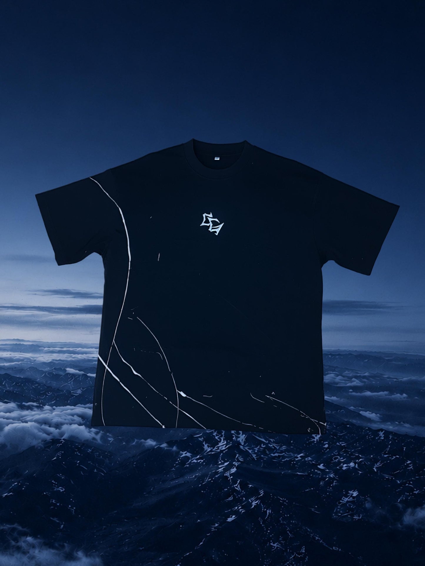 OBSIDIAN — Oversized Tee