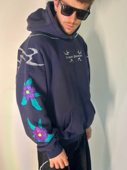 ONI BLOOM Hoodie. Worn as armor. Sealed with bloom