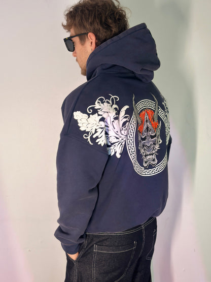 ONI SPECTER Hoodie. Elegance of terror. Wrapped in shadow.