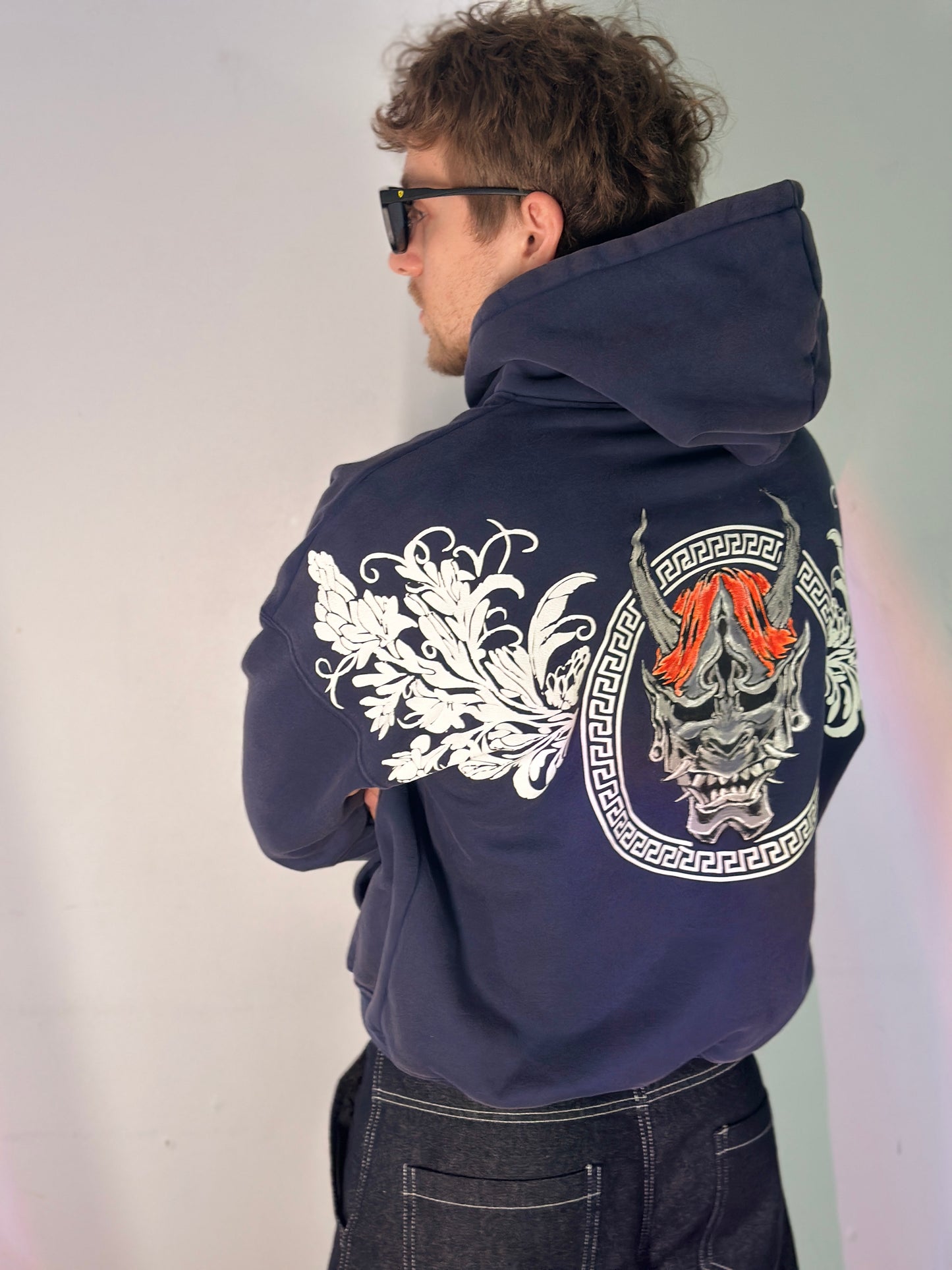 ONI SPECTER Hoodie. Elegance of terror. Wrapped in shadow.