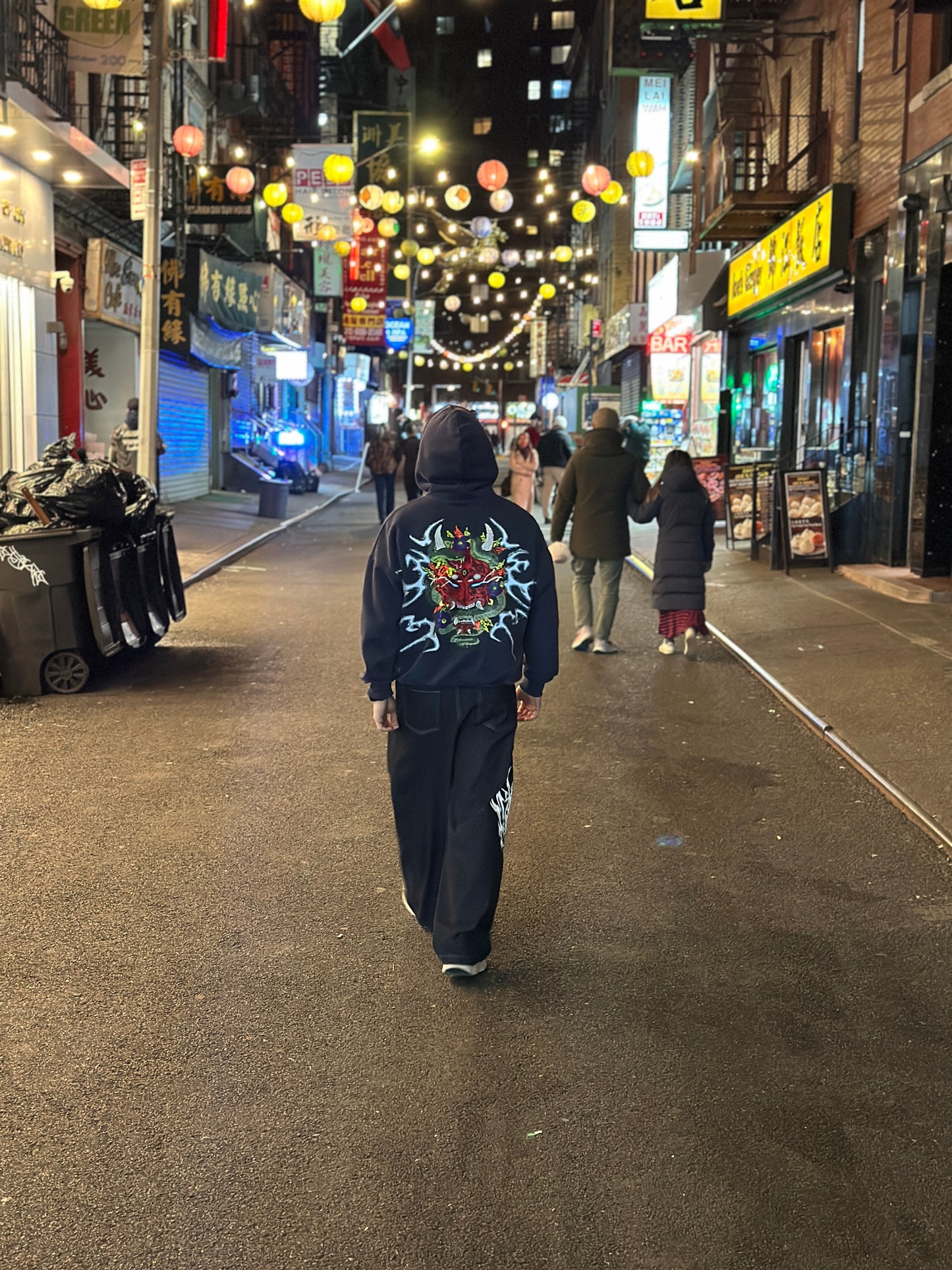 ONI SERPENT Hoodie. Power in chaos. Wrapped in bloom. 💥 Limited edition — hand-crafted cyber-artwear