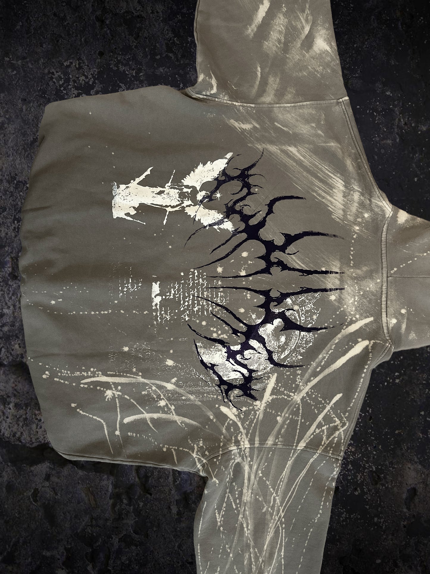 Dark Grey Sigilsim  Hoodie