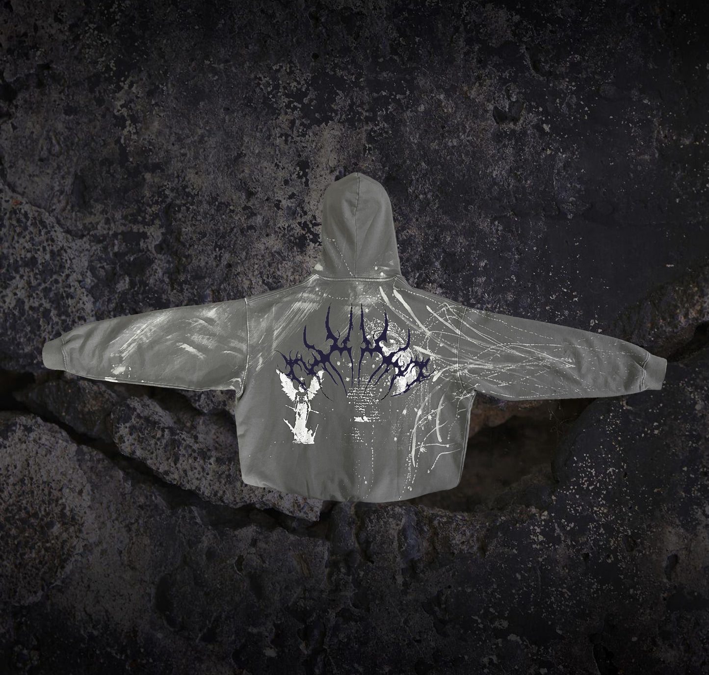Dark Grey Sigilsim  Hoodie