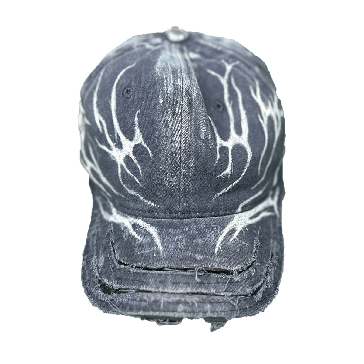 SIGIL cap, washed black — front