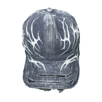 SIGIL cap, washed black — front