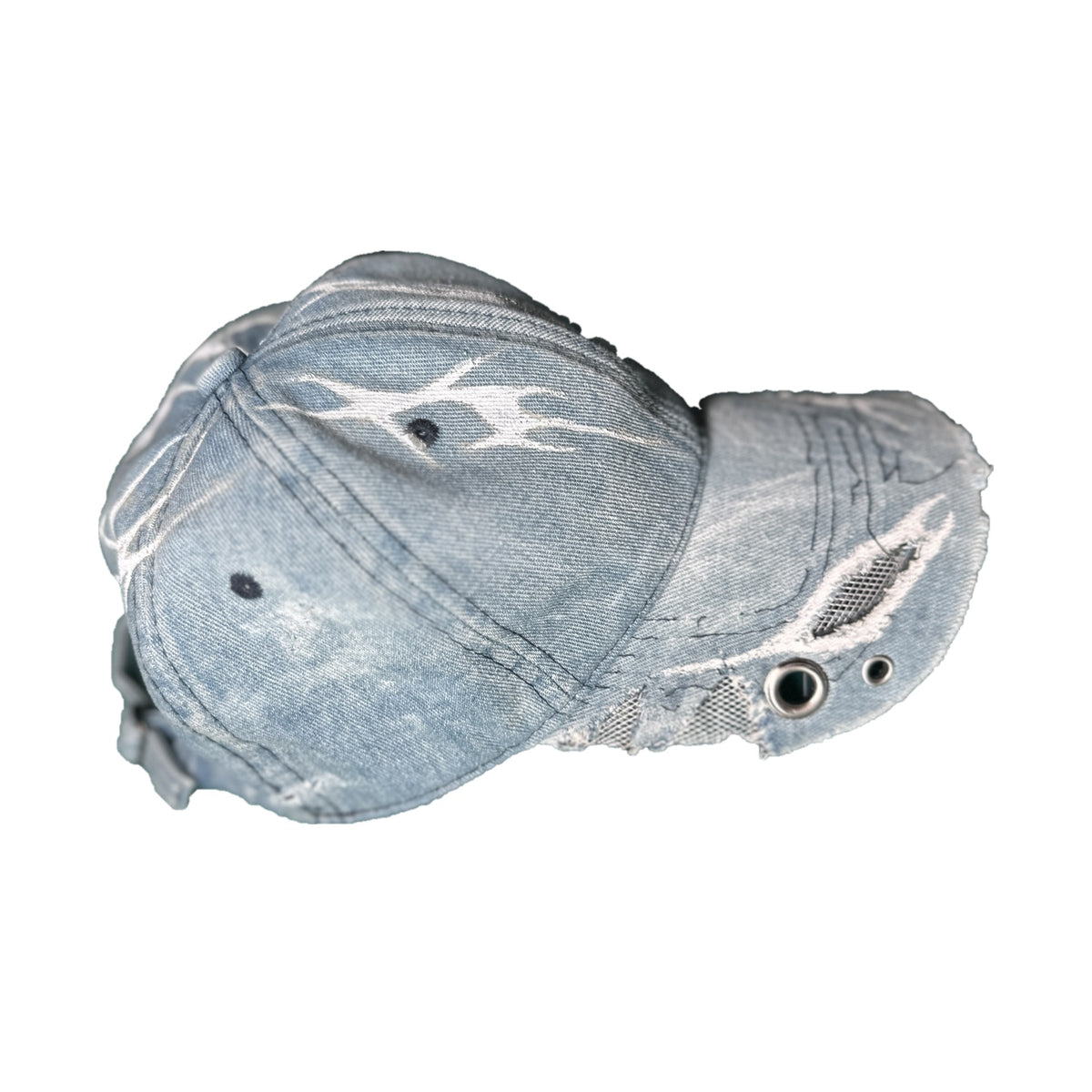 SIGIL cap, light denim — side