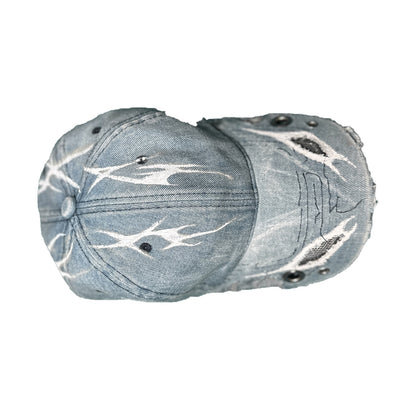 SIGIL cap, light denim — top