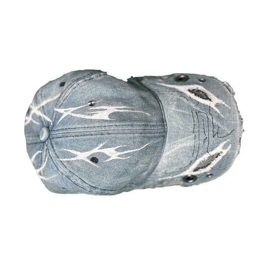 SIGIL cap, light denim — top