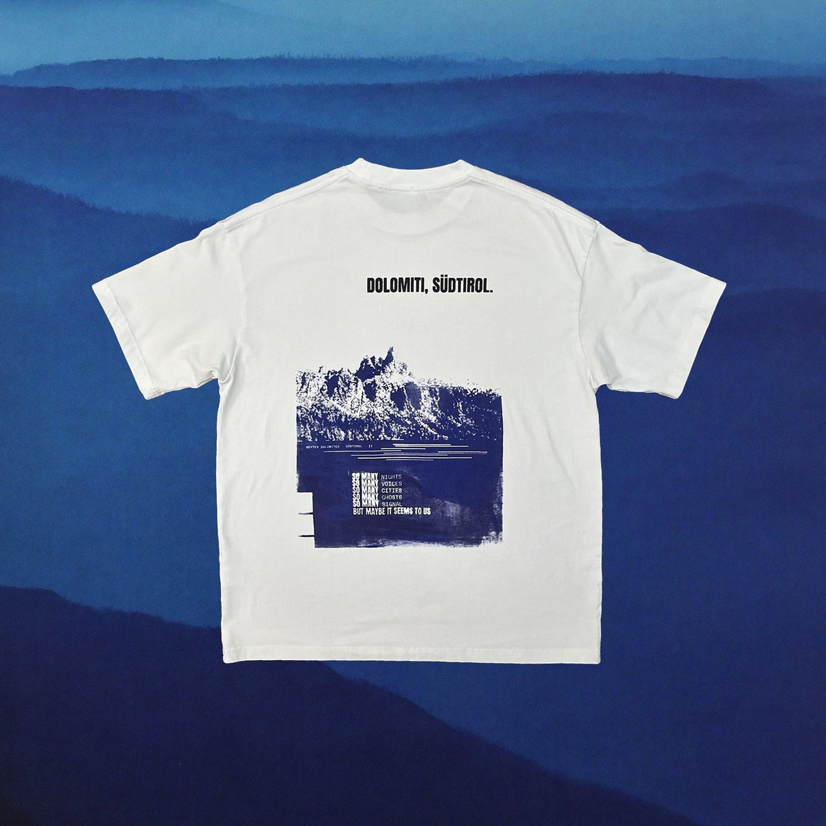 DOLOMITI SUDTIROL tee, back, straightened