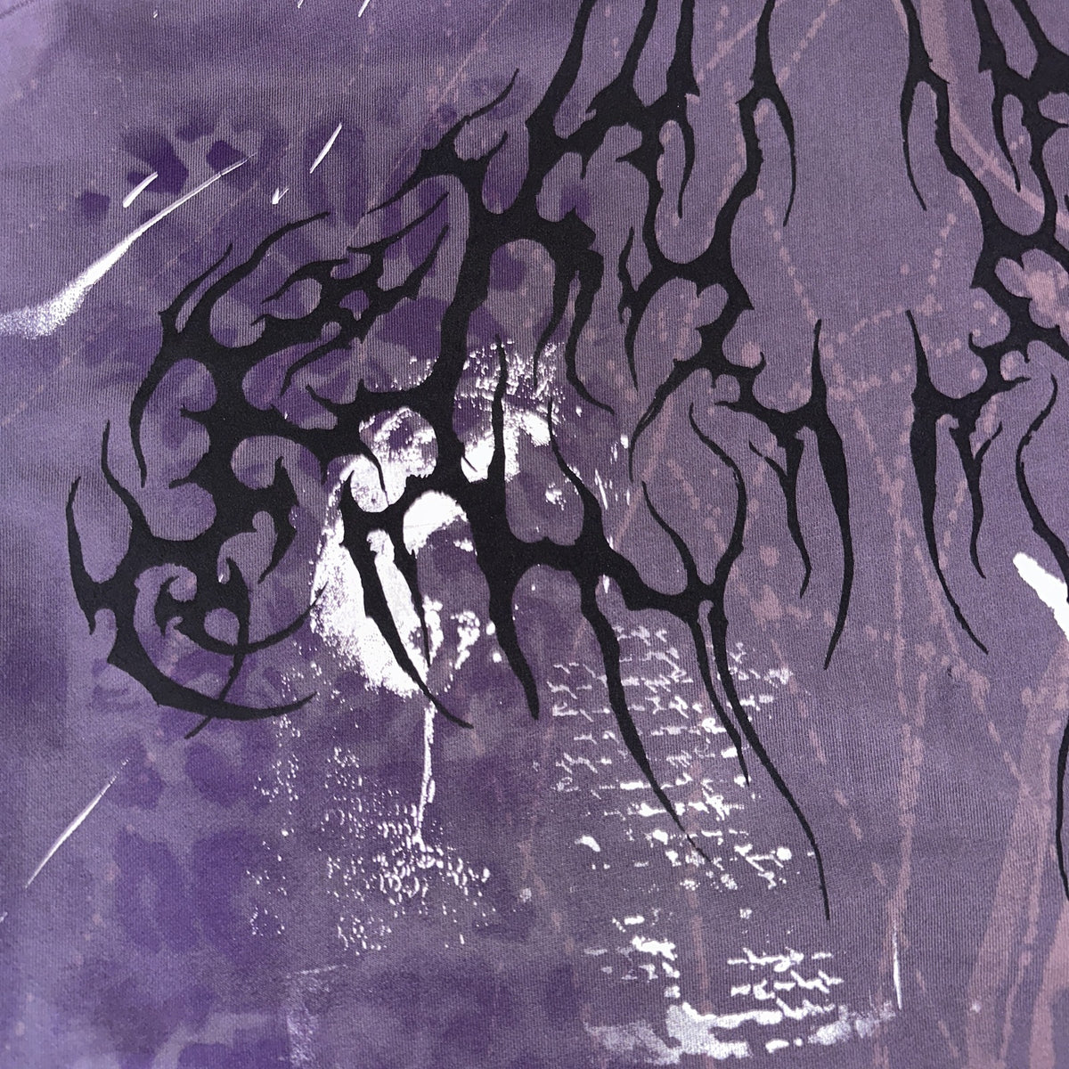 NIGHT SIGIL hoodie — print detail