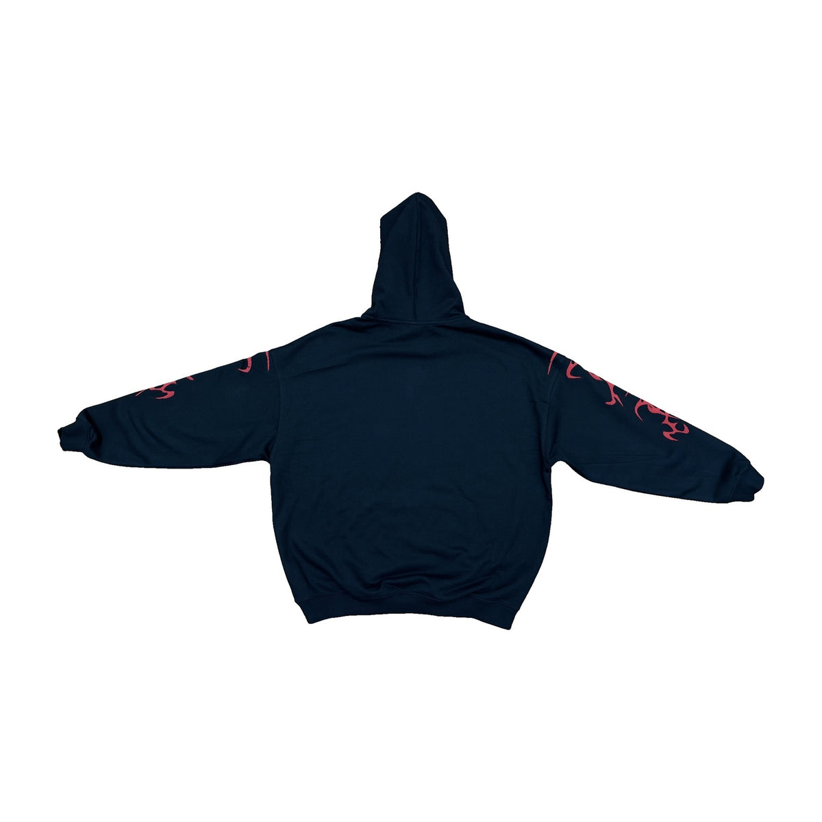 RED SIGIL puff print hoodie — back