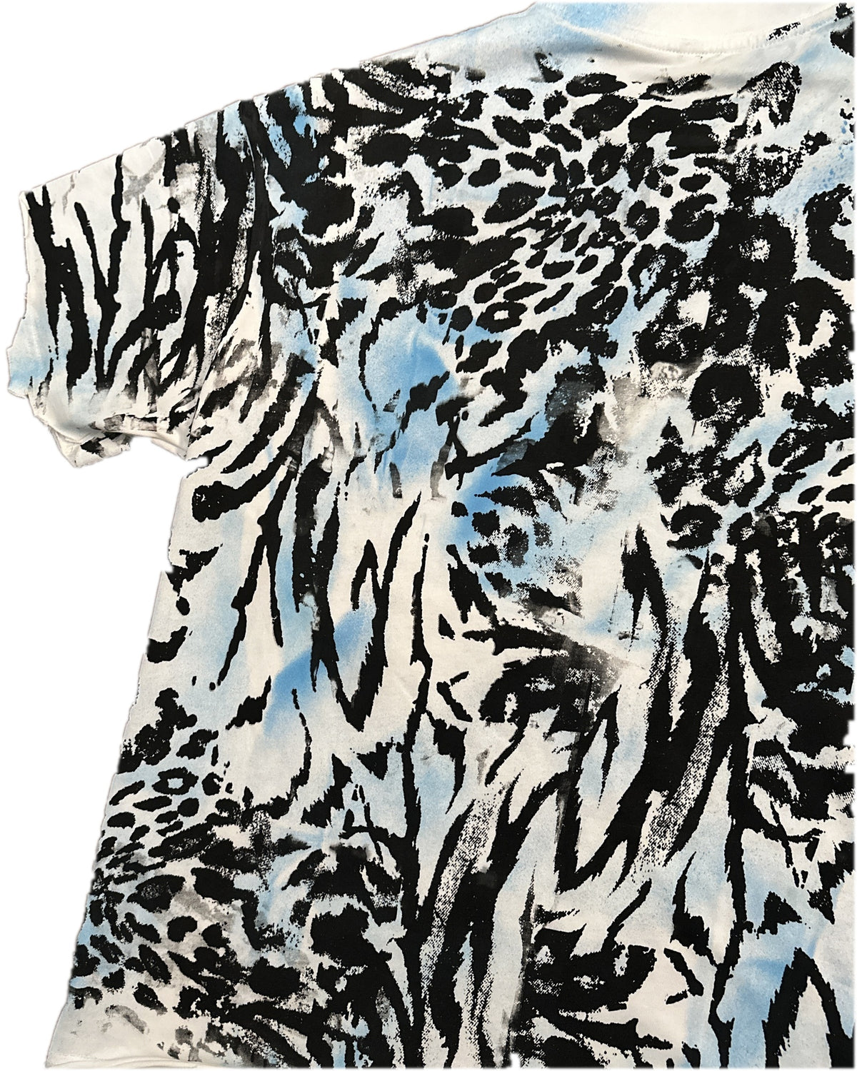 FERAL tee back print close-up
