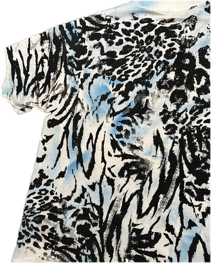 FERAL tee back print close-up