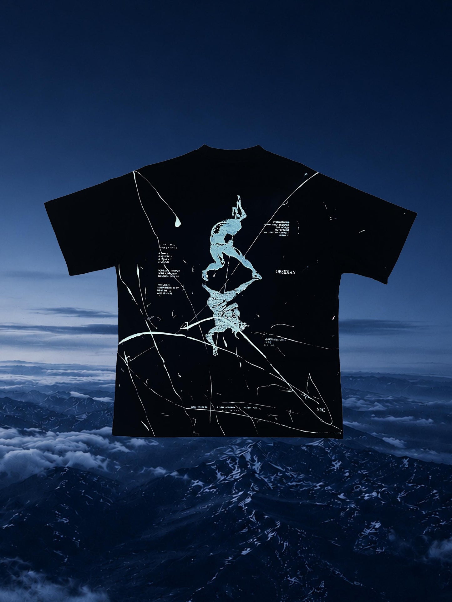 OBSIDIAN — Oversized Tee