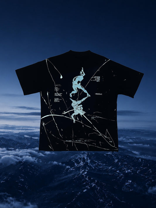 OBSIDIAN — Oversized Tee
