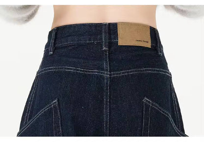 Vintage Straight Leg Casual Hipster Jeans