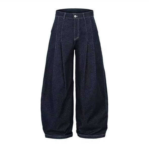 Cargo Denim Buggy Jeans