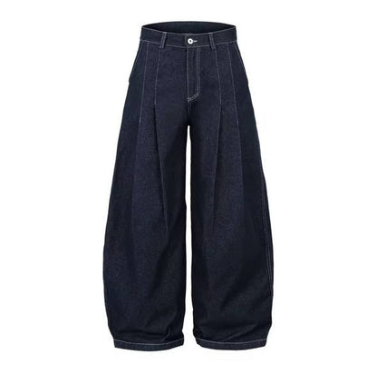 Cargo Denim Buggy Jeans