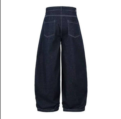 Cargo Denim Buggy Jeans