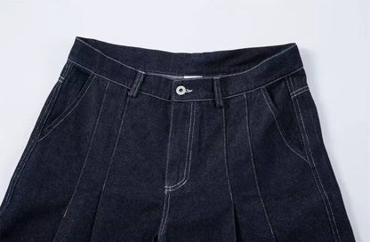 Cargo Denim Buggy Jeans